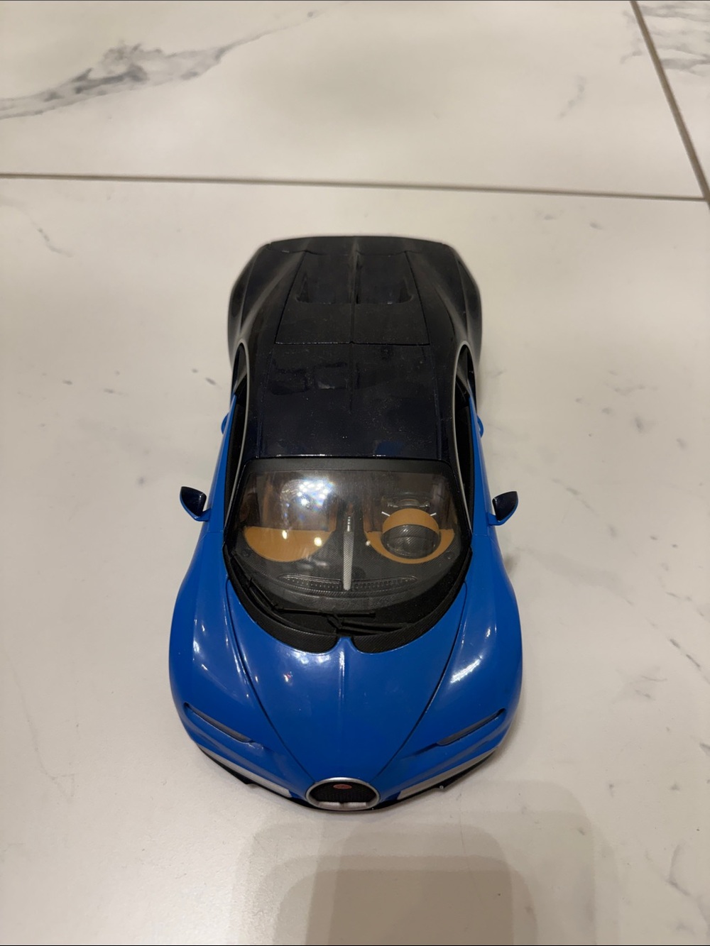 Bburago Bugatti Chiron 1:18 Blue Diecast Model Car